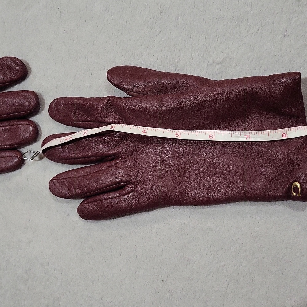 Coach Sheep Wool Lined Gloves - Picture 13 of 14